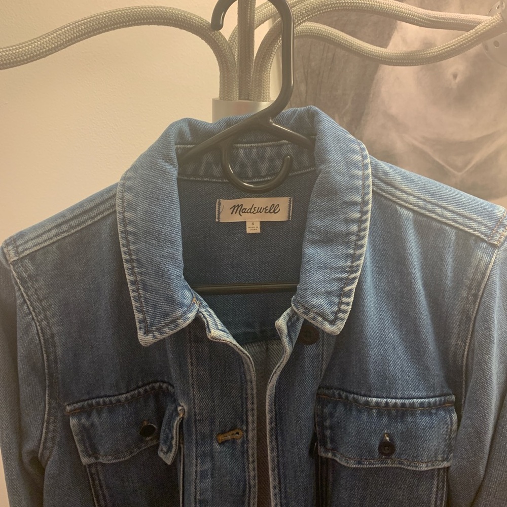 Madewell chore jean denim jacket
